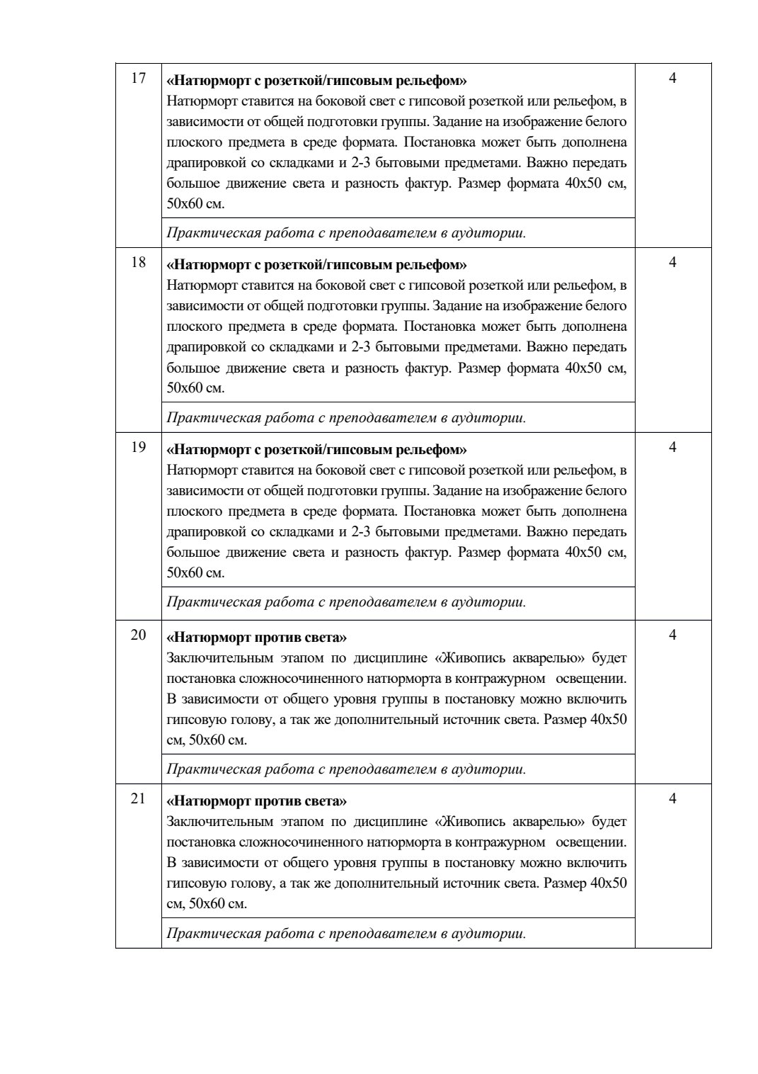 Страница 7 программы курса «Акварель. Ступень 1»