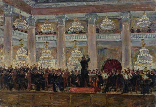 Кончаловский Михаил Петрович 1943 Оркестр ИРРИ