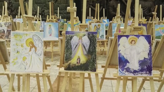 Рождественский благотворительный марафон «Крылья ангела» в Галерее искусств Зураба Церетели — фотография 7