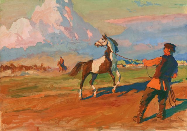 Музей Толстого приглашает на выставку «Аркадий Пластов. „Читая Л.Н. Толстого“...» — фотография 1