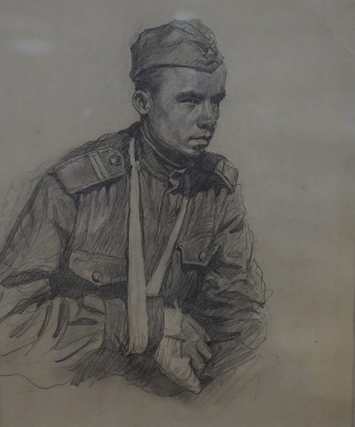 Сергей Иванович Чирков. Выставка фронтовых рисунков — фотография 18