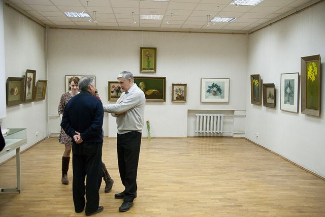 Выставка Заслуженного деятеля искусств РФ, профессора В. М. Малого — фотография 26