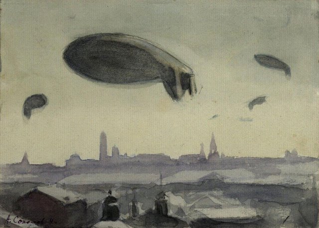 Соколов Николай Александрович Аэростаты заграждения, Москва, 1941-1944 Центральный музей Великой Отечественной войны