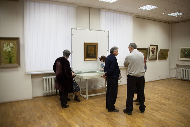 Выставка Заслуженного деятеля искусств РФ, профессора В. М. Малого — фотография 29