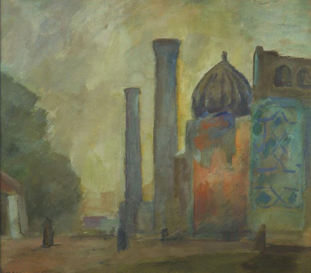 Фальк Роберт Рафаилович Самарканд 1942/1943 гг Частная коллекция