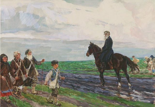 Музей Толстого приглашает на выставку «Аркадий Пластов. „Читая Л.Н. Толстого“...» — фотография 4