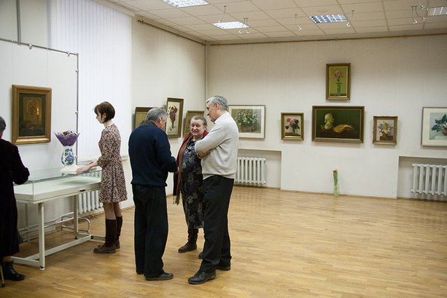 Выставка Заслуженного деятеля искусств РФ, профессора В. М. Малого — фотография 27