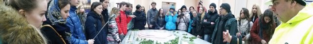 Посещение строительной площадки «ВТБ Арена парк» студентами архитектурного факультета — фотография 16